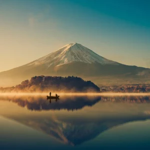 Góra Fuji o Wschodzie