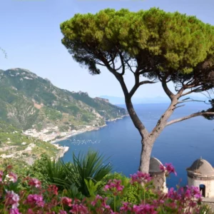 Widok na Wybrzeże Amalfi